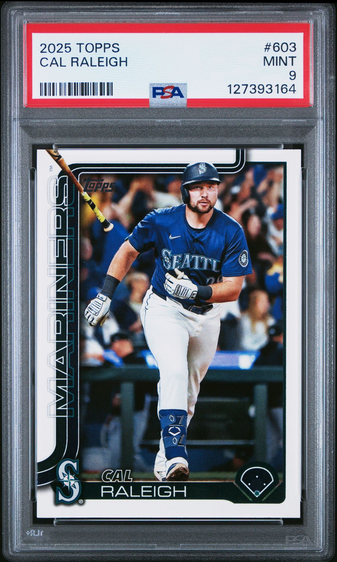 2025 Topps Cal Raleigh #603 Mint 9 front