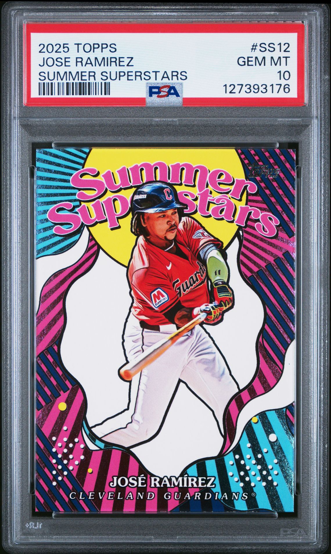 2025 Topps Summer Superstars Jose Ramirez #Ss12 Gem Mt 10 front