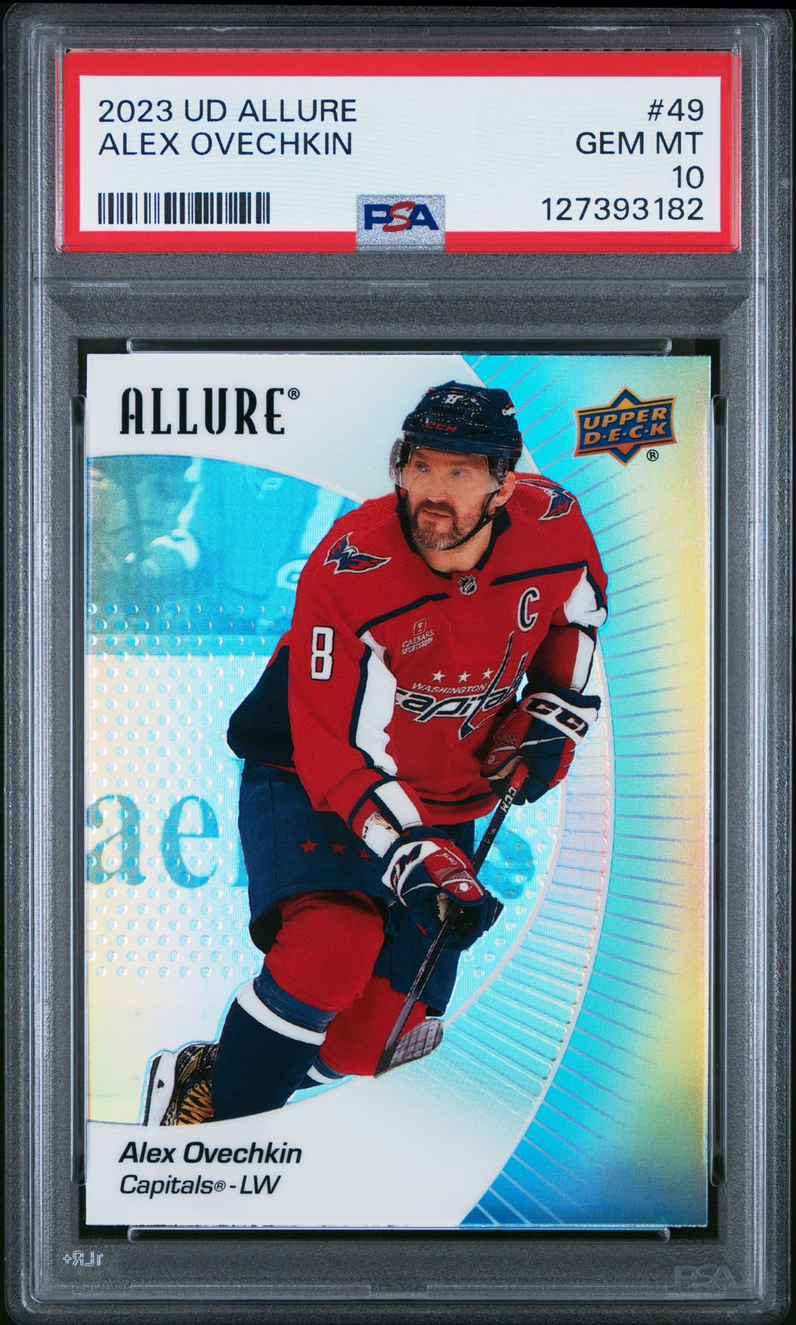 2023 Upper Deck Allure Alex Ovechkin #49 Gem Mt 10 front