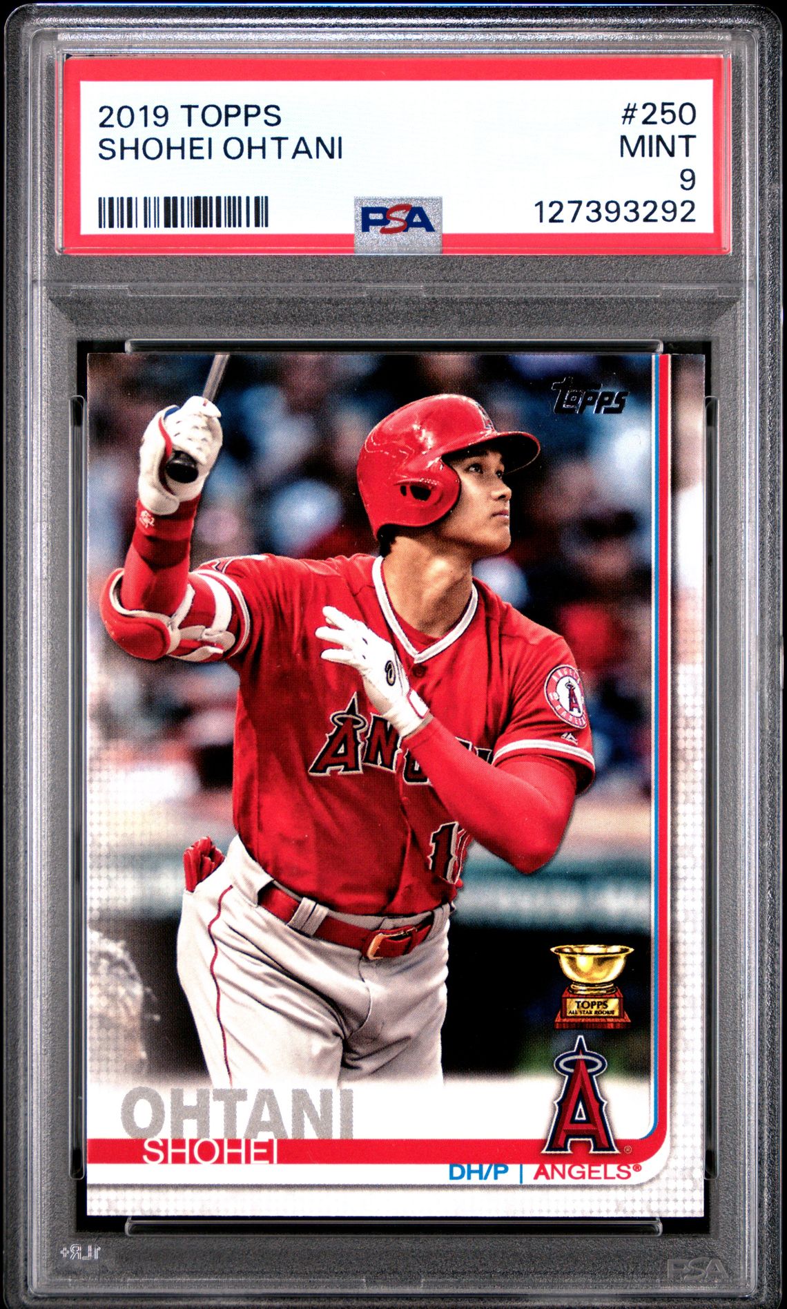 2019 Topps Shohei Ohtani #250 Mint 9 front