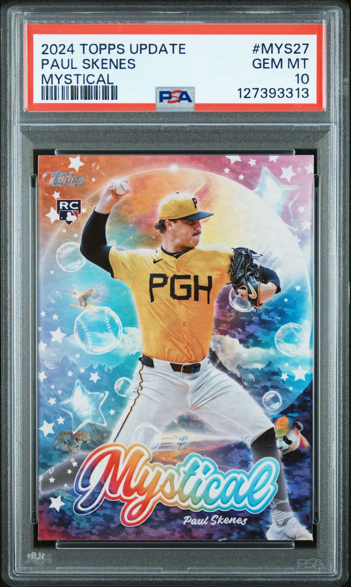 2024 Topps Update Mystical Paul Skenes #Mys27 Gem Mt 10 front