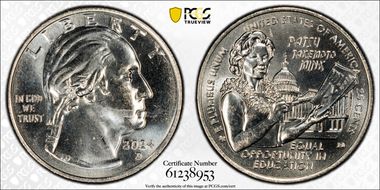 2024-D 25C Hon. Patsy Takemoto Mink MS65