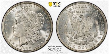 1888 $1 MS64+