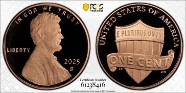 2025-S 1C Shield First Strike PR69DCAM