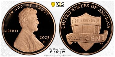2025-S 1C Shield First Strike PR69DCAM