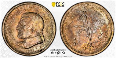 1936 50C Cleveland MS65