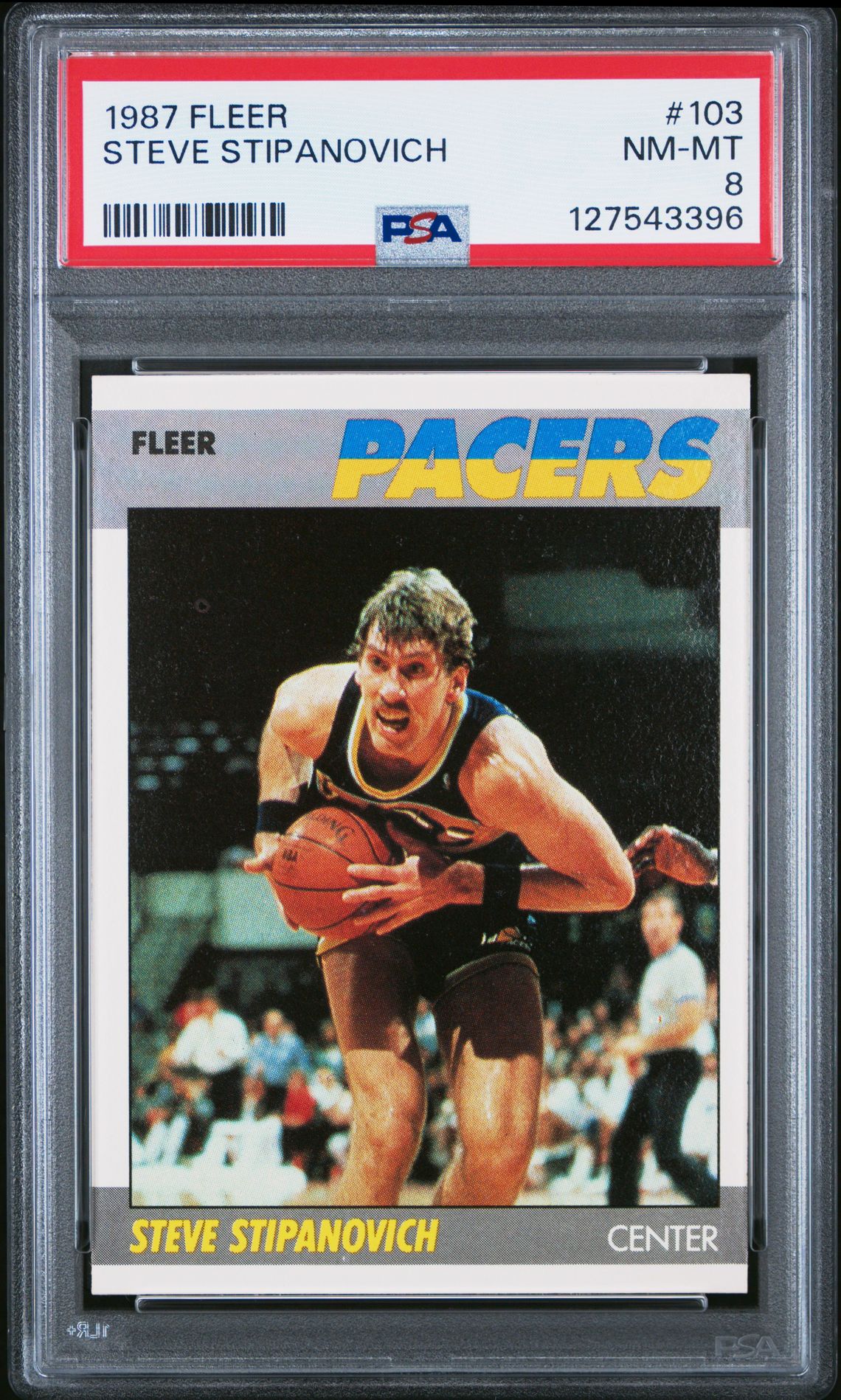 1987 Fleer Steve Stipanovich #103 Nm-Mt 8 front