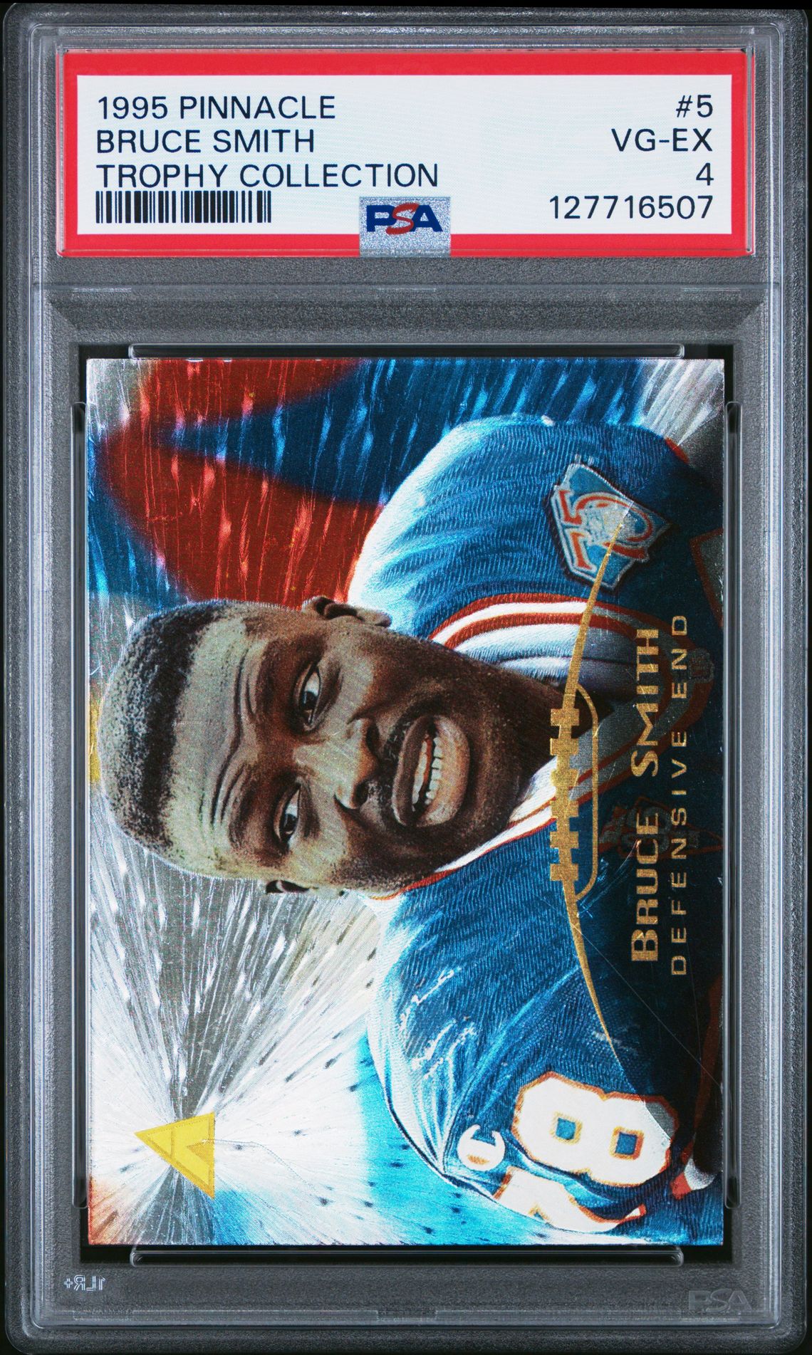1995 Pinnacle PINNACLE TROPHY COLLECTION #5 Bruce Smith front