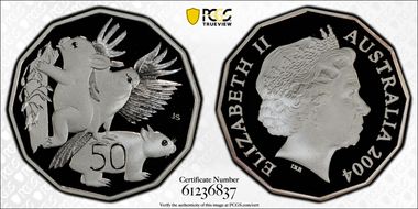 2004 50C Student Design Silver PR70DCAM