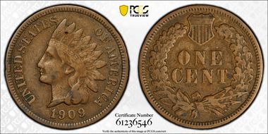 1909 1C Indian VF30BN