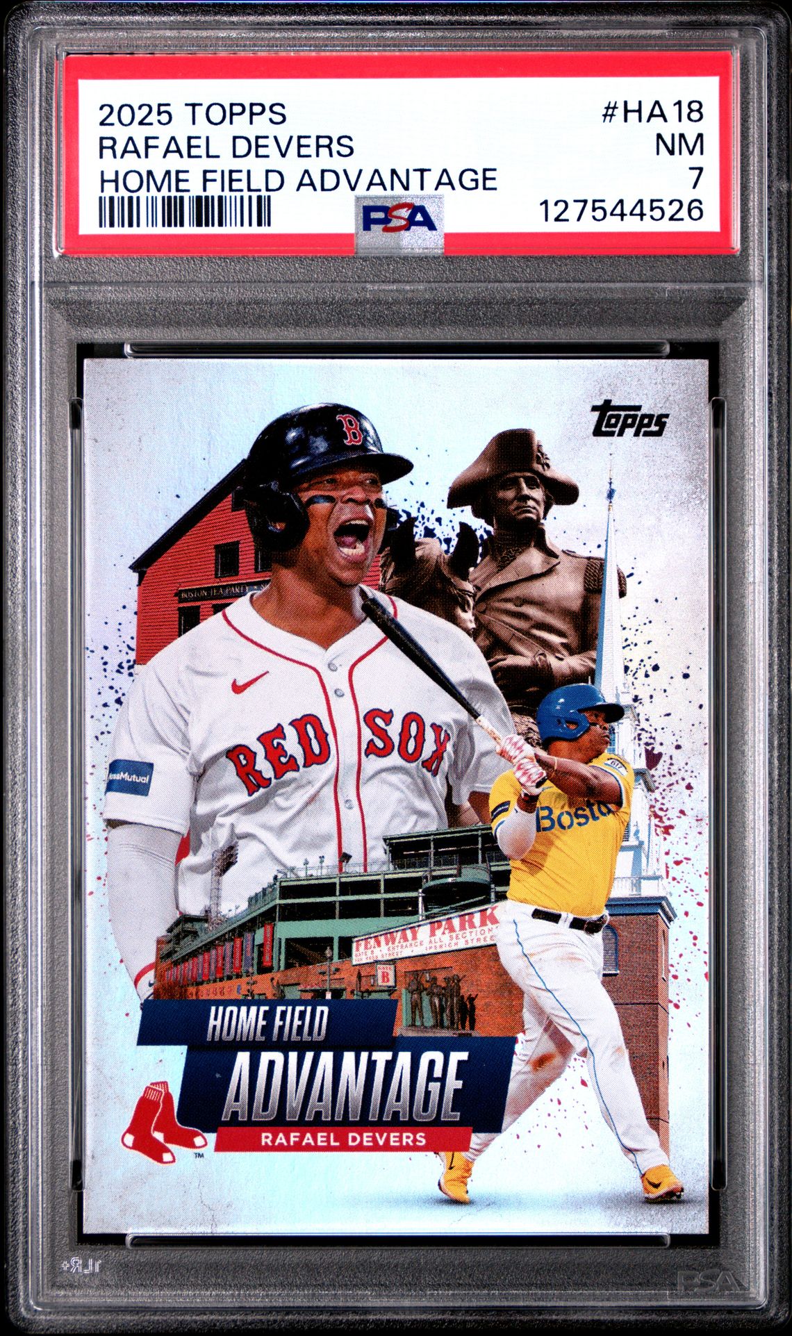 2025 Topps Home Field Advantage Rafael Devers #Ha18 Nm 7 front