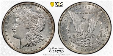 1893-O $1 AU53
