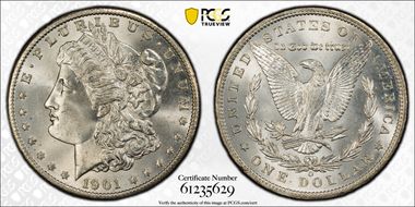 1901-O $1 MS66