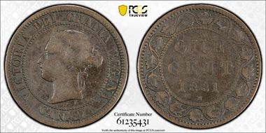 1881-H 1C Repunched D F12BN