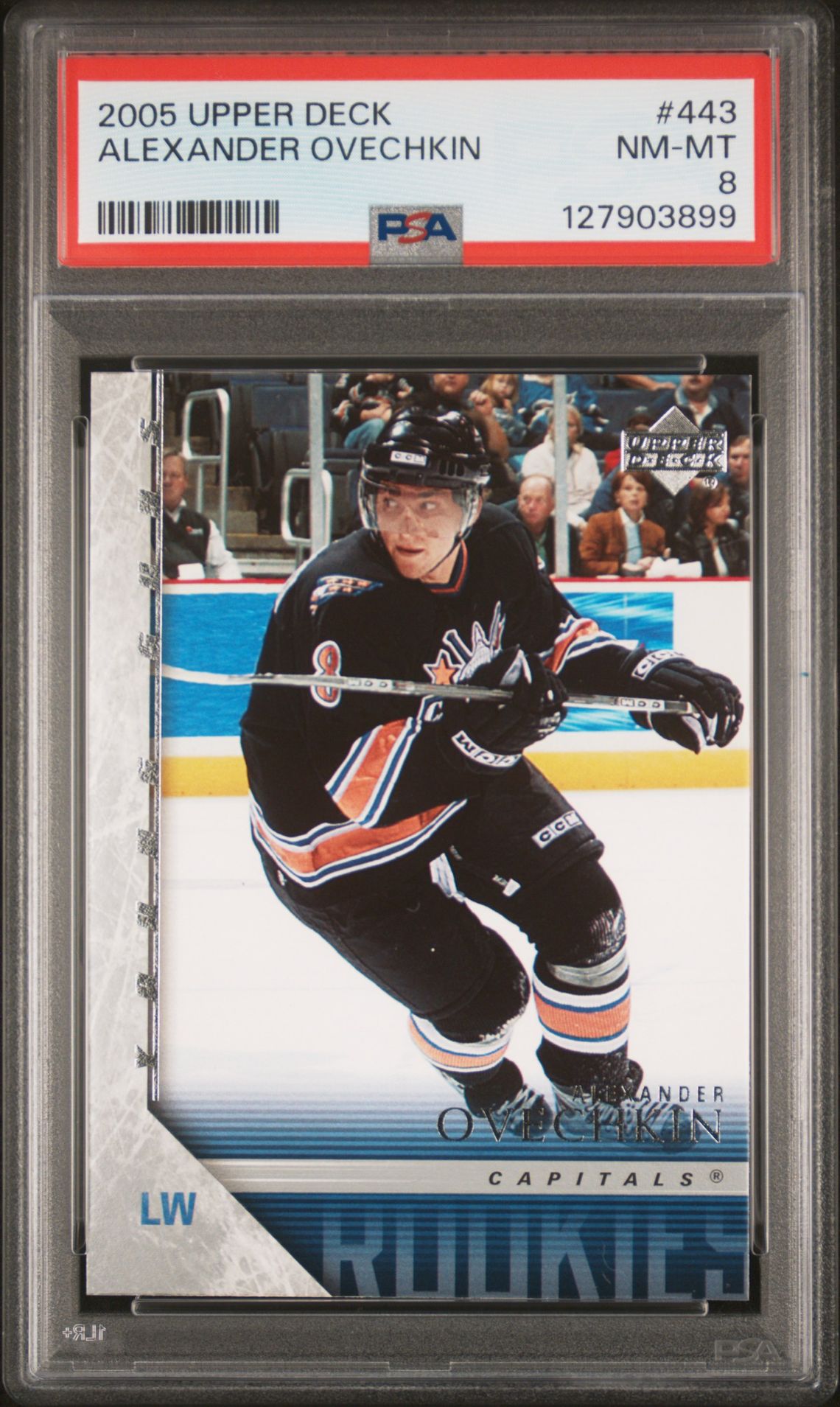 2005 Upper Deck Alexander Ovechkin #443 Nm-Mt 8 front