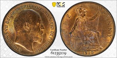 1910 1D S-3990 MS63RB