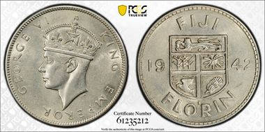 1942-S Florin AU58