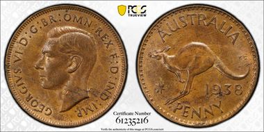 1938 (m) 1D MS63BN