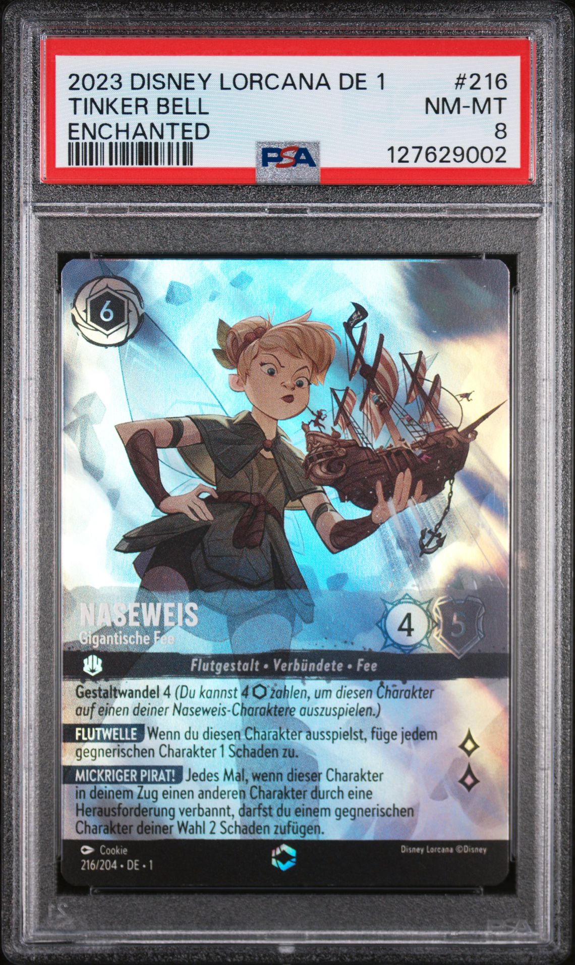 2023 Bowman DISNEY LORCANA GERMAN DE 1-THE FIRST CHAPTER ENCHANTED #216 Tinker Bell front