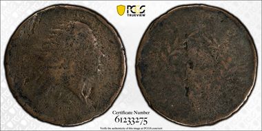 1793 1C Wreath, S-11c N1BN