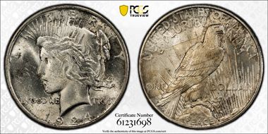 1924 $1 MS61