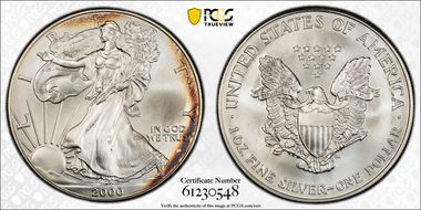 2000 $1 Millennium Set MS69