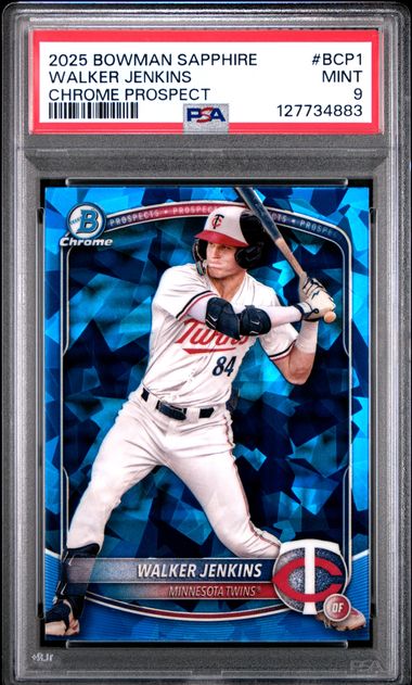2025 Bowman Bowman Sapphire Chrome #BCP- Walker Jenkins front