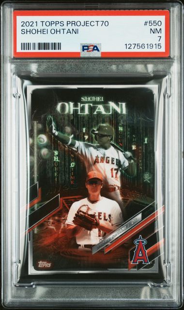 2021 Topps #550 Shohei Ohtani front