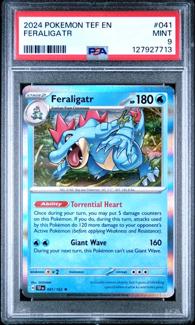 2024 Pokemon Temporal Forces #041 Feraligatr front