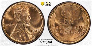 1927 1C MS66RD