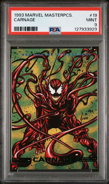 1993 Marvel Marvel Masterpieces #19 Carnage front