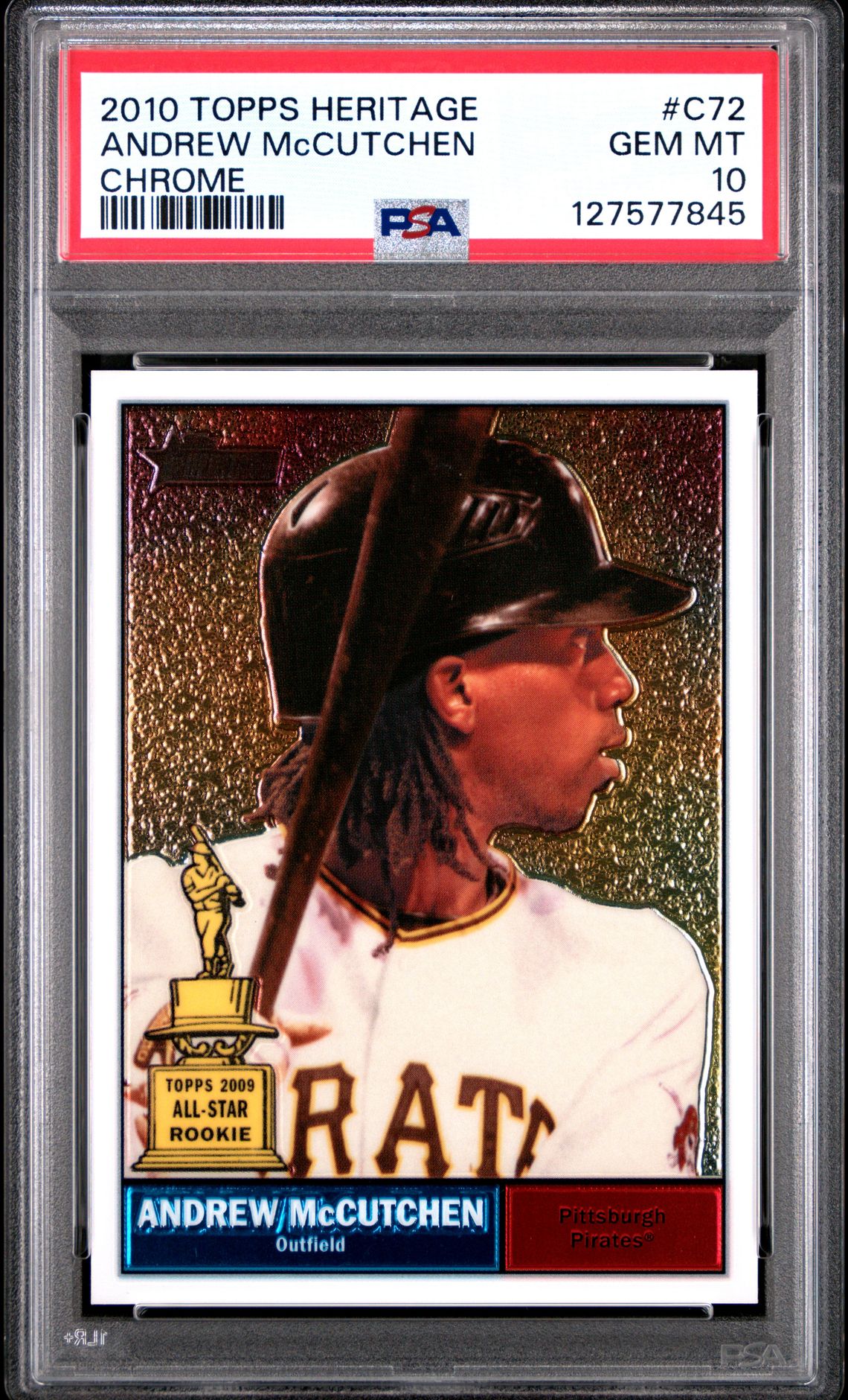 2010 Topps TOPPS HERITAGE CHROME #C72 Andrew Mccutchen front