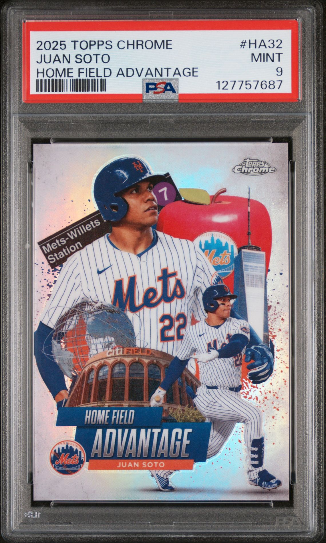 2025 Topps TOPPS CHROME HOME FIELD ADVANTAGE #HA32 Juan Soto front