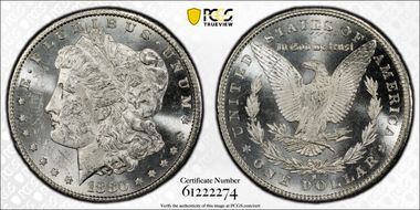 1880-S $1 MS62