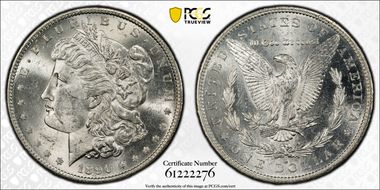 1890-S $1 MS62