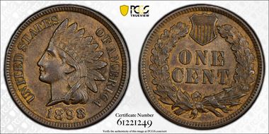 1898 1C AU58BN