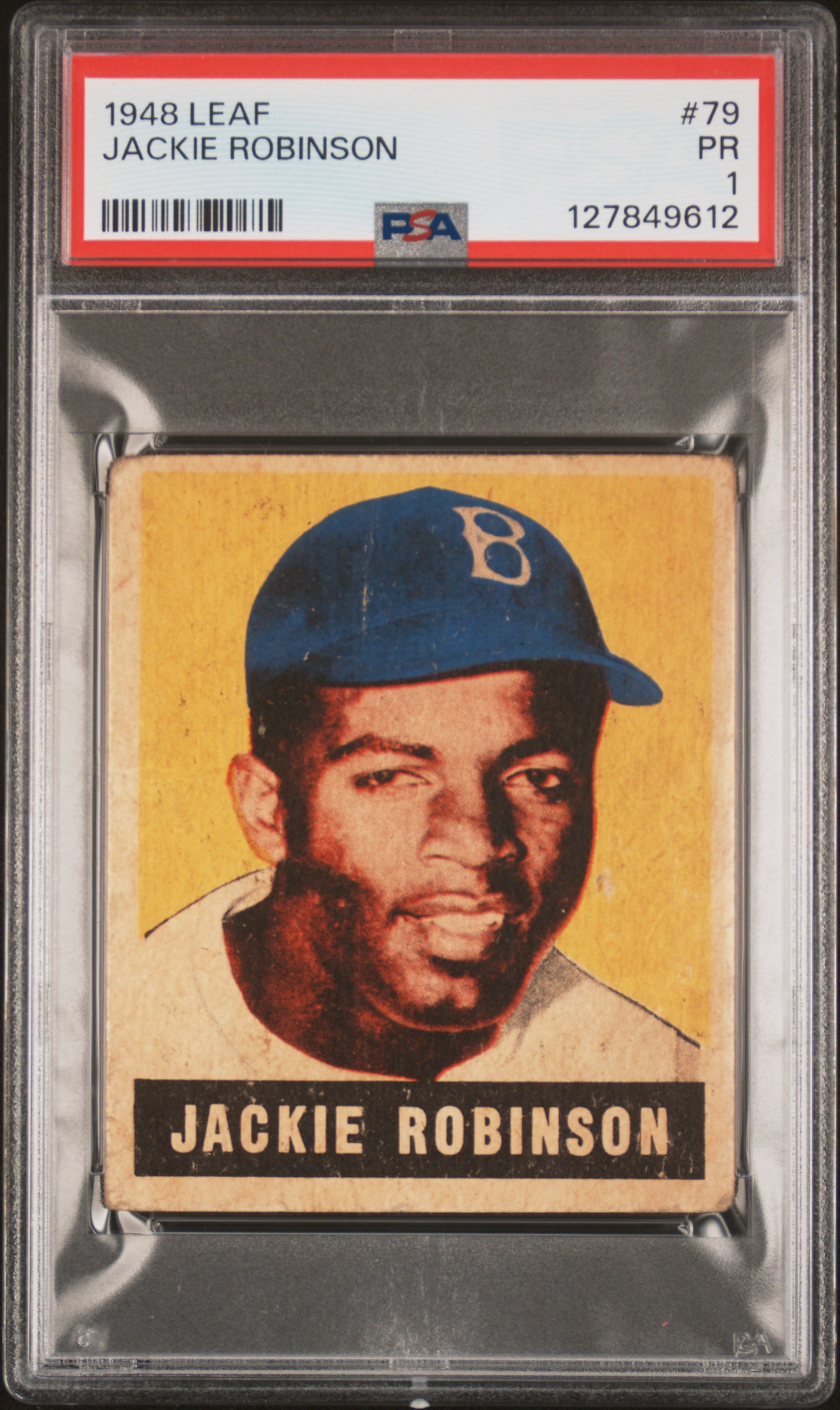 1948 LEAF #79 Jackie Robinson front