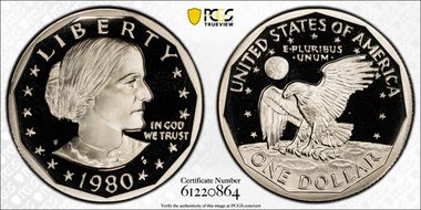 1980-S SBA$1 PR70DCAM