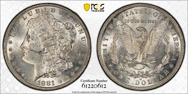 1881-O $1 N1