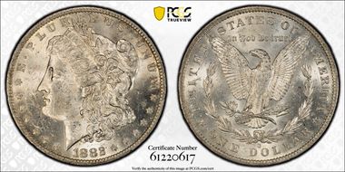 1882-O $1 MS62