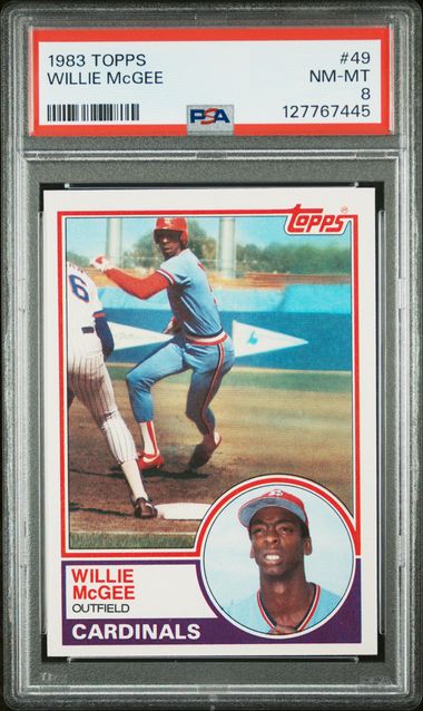 1983 Topps TOPPS #49 Willie Mcgee front