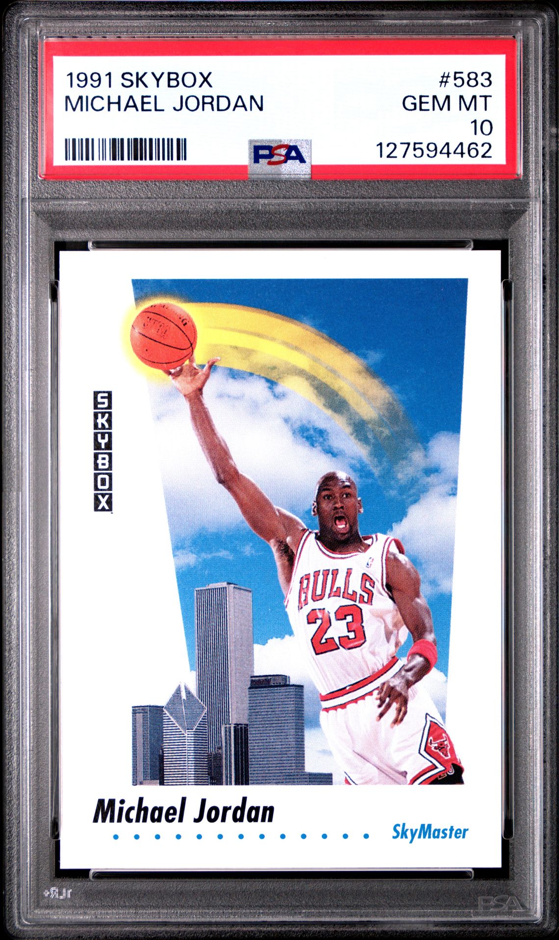 1991 Skybox Michael Jordan #583 Gem Mt 10 front