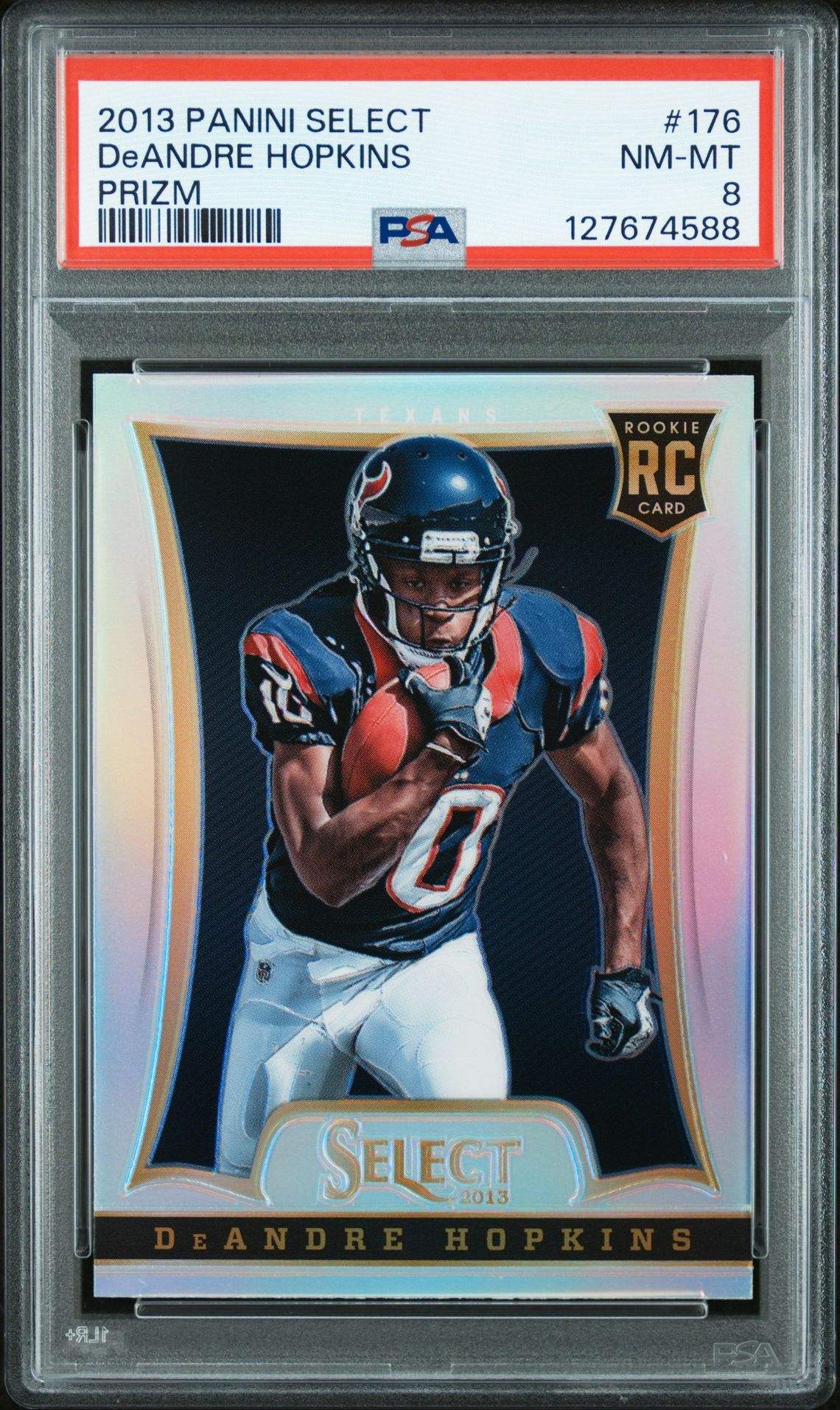 2013 Panini Select Deandre Hopkins #176 (Prizm) Nm-Mt 8 front