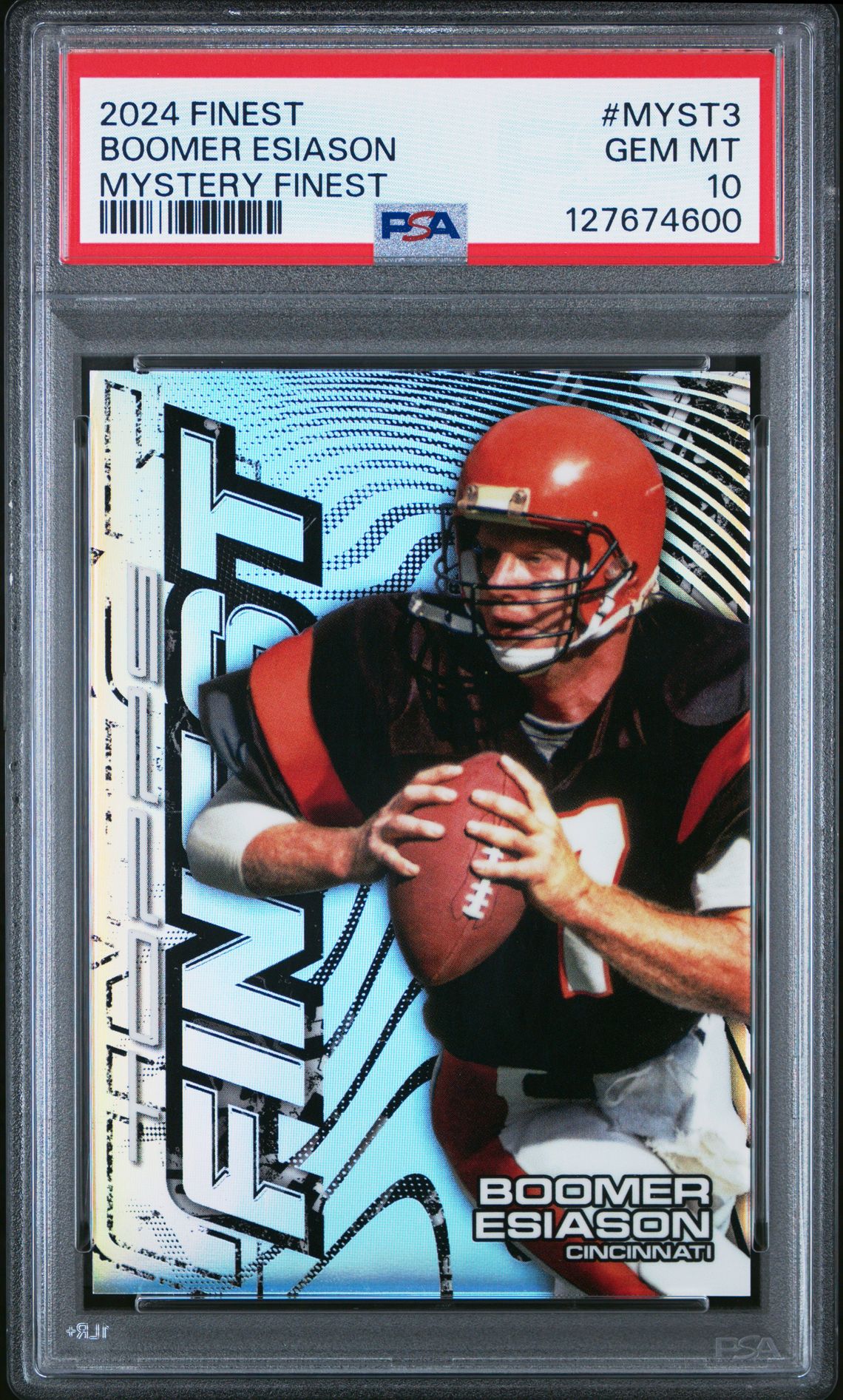 2024 Topps Finest Mystery Finest Boomer Esiason #Myst3 Gem Mt 10 front