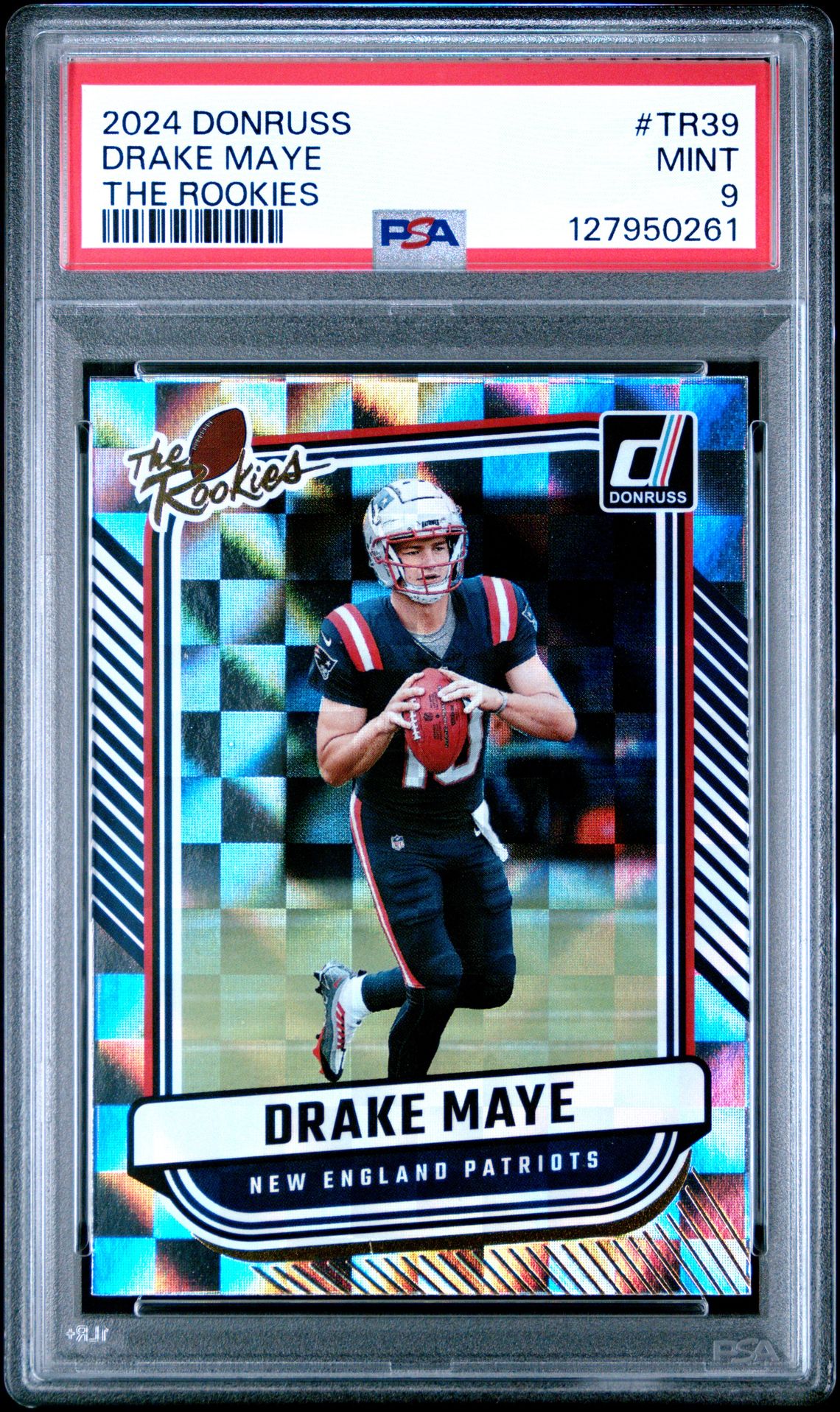 2024 Panini Donruss The Rookies Drake Maye #Tr39 Mint 9 front