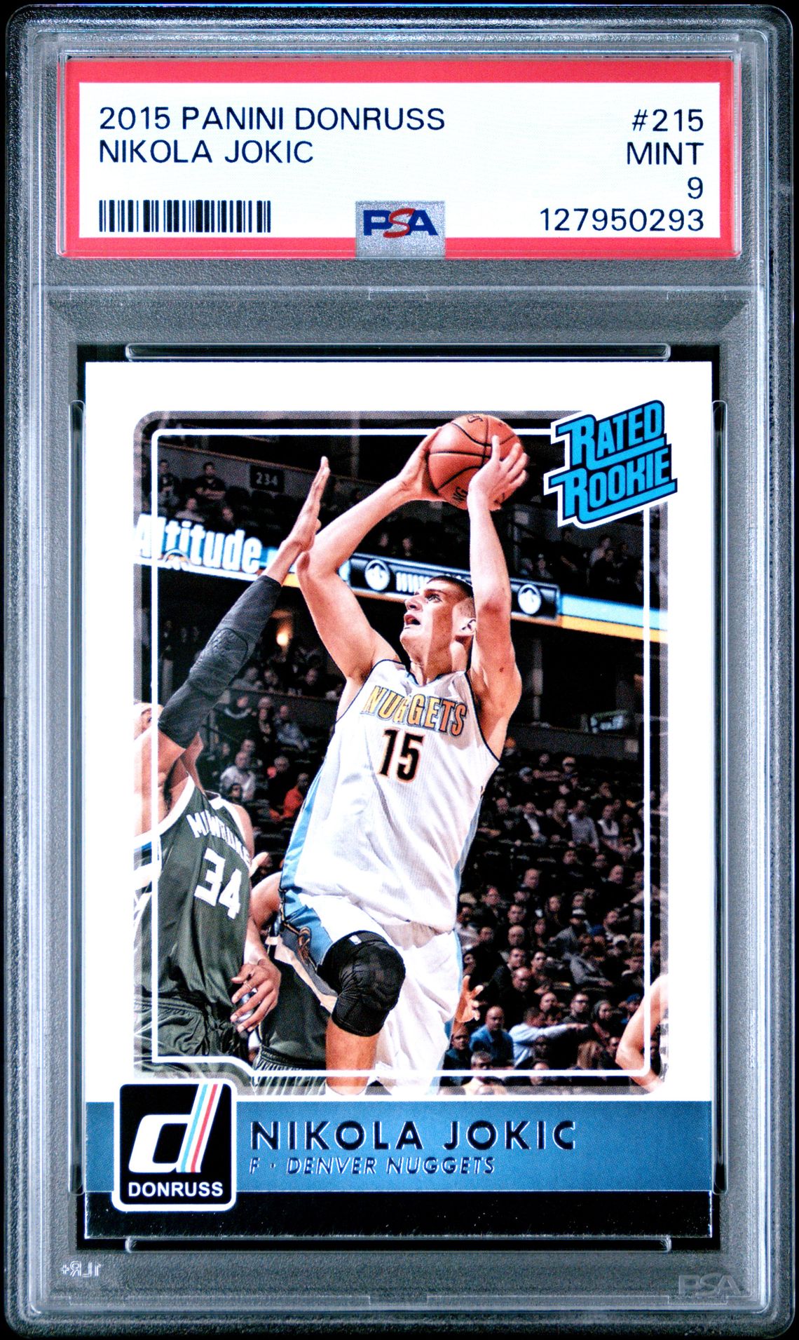 2015 Panini Donruss Nikola Jokic #215 Mint 9 front