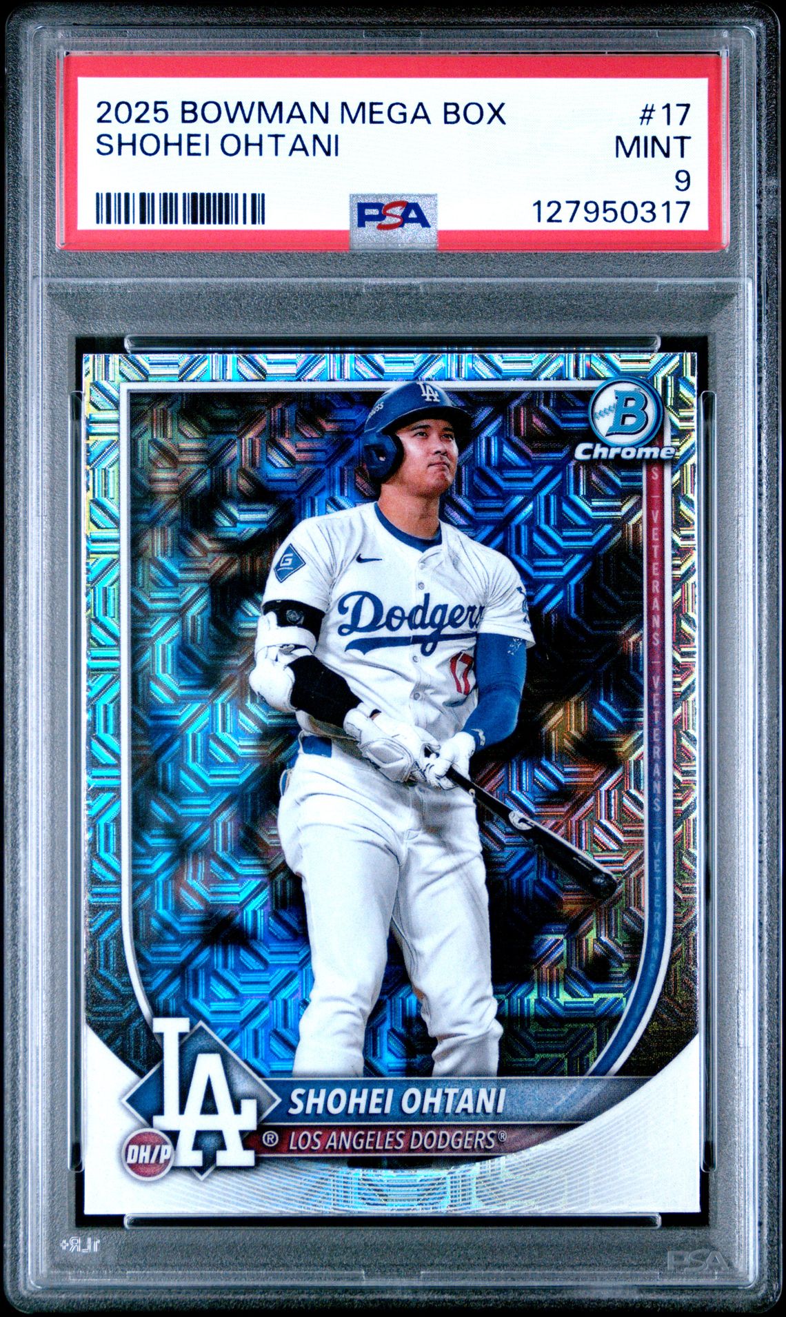 2025 Bowman Mega Box Chrome Shohei Ohtani #17 Mint 9 front