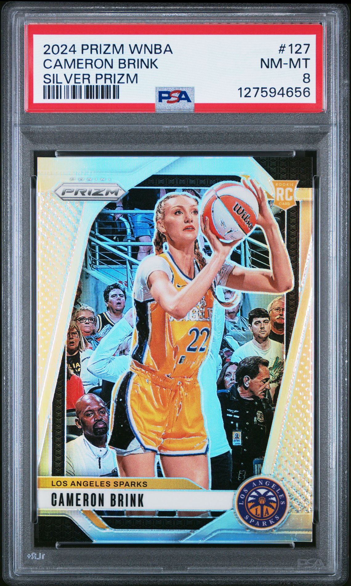 2024 Panini Prizm Wnba Cameron Brink #127 (Silver Prizm) Nm-Mt 8 front