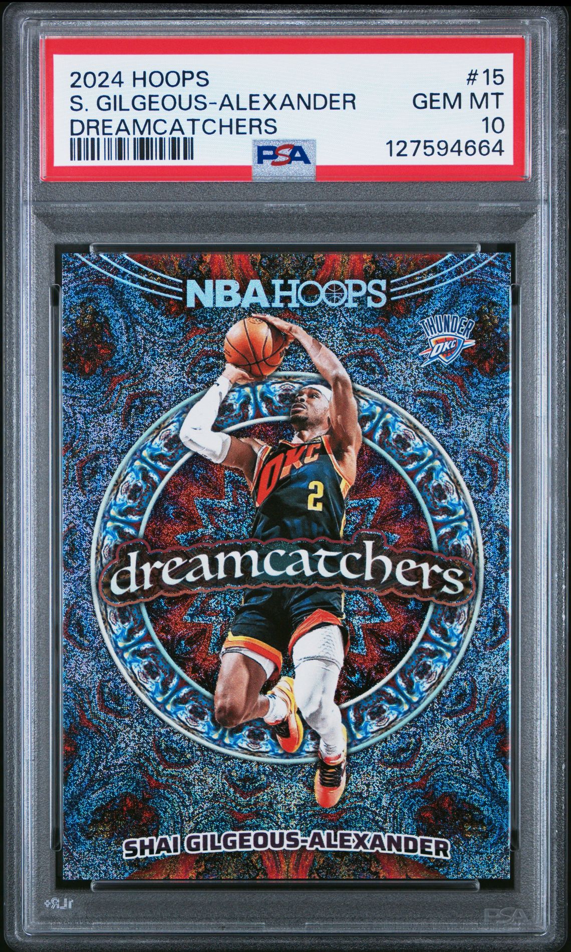 2024 Panini Nba Hoops Dreamcatchers S. Gilgeous-Alexander #15 Gem Mt 10 front