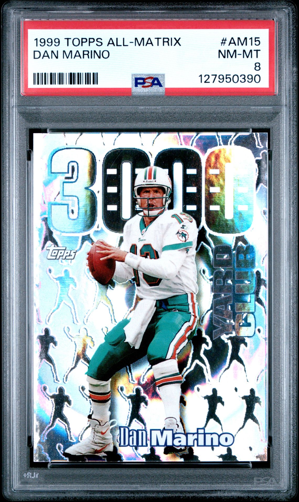 1999 Topps All-Matrix Dan Marino #Am15 Nm-Mt 8 front